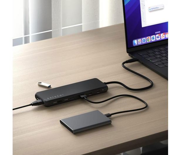 Satechi 13-in-1 USB-C Triple Display Multiport Adapter - USB-C STP3D13K - 1358270 - zdjęcie 5